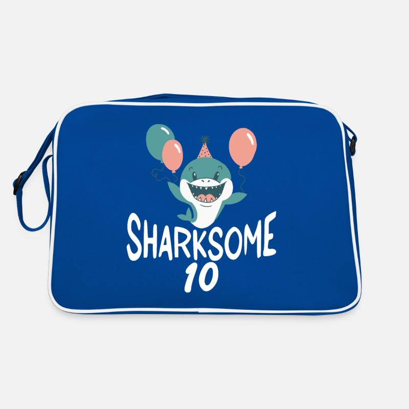 Shark Gift Shark Lover Retro Bag
