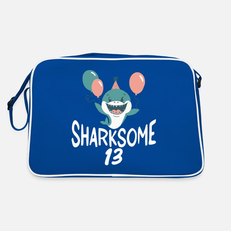 Shark Gift Shark Lover Retro Bag