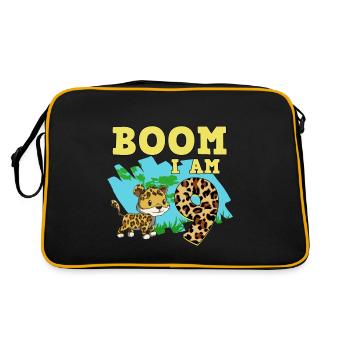 9th birthday Jaguar - Retro Bag - black/gold - Back