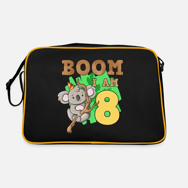8th birthday koala Retro Bag