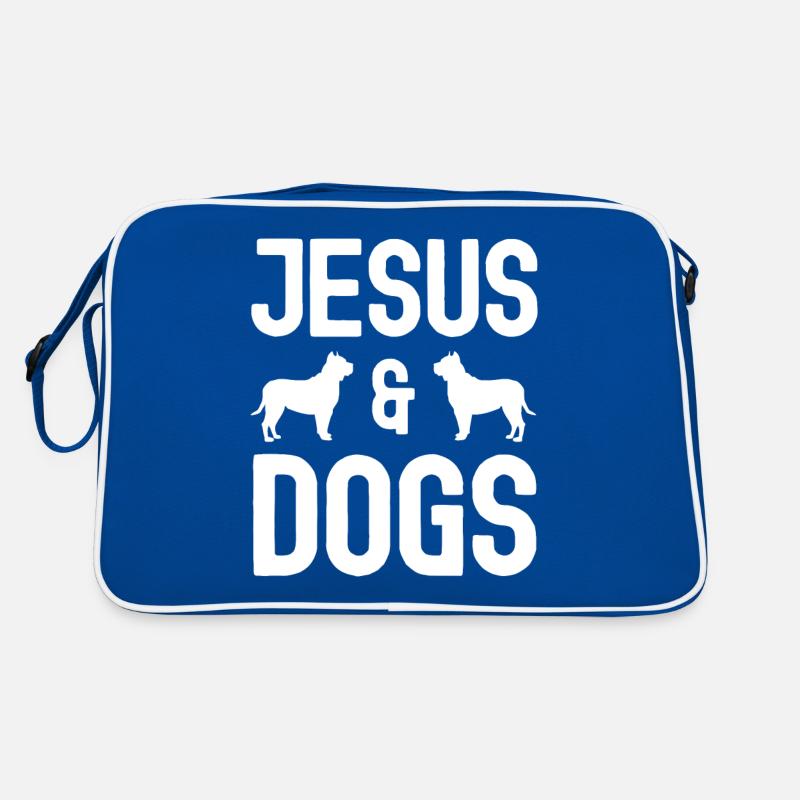 Jésus et les chiens Sac Retro