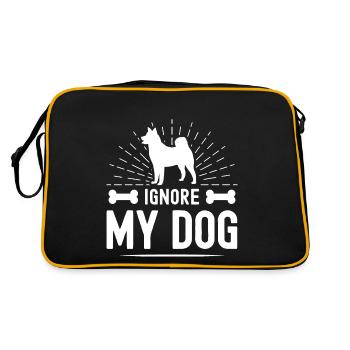 Ignorer mon chien - Sac Retro - noir/or - Dos