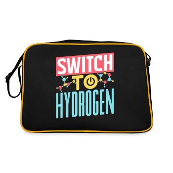 Switch to hydrogen hydrogen energy element - Retro Bag - black/gold - Back