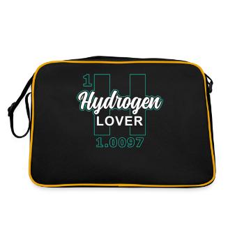 Hydrogen Lover Energy Element Hydrogen - Retro Bag - black/gold - Back