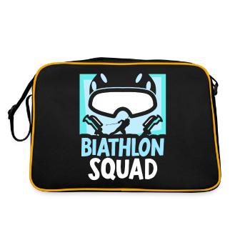 Biathlon Équipe Biathlète Sport Biathlète Biathlons - Sac Retro - noir/or - Dos