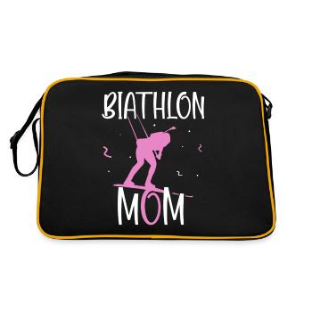 Biathlon Mama Biathlons Biathlète Sport Biathlète - Sac Retro - noir/or - Dos