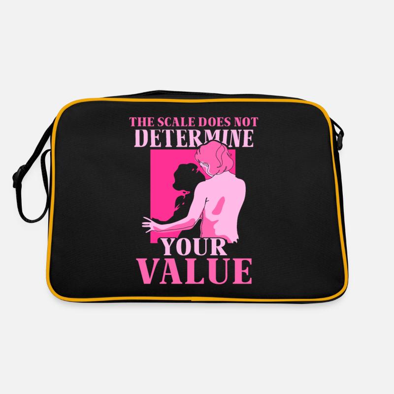 La balance ne détermine pas votre valeur bodyshaming Sac Retro