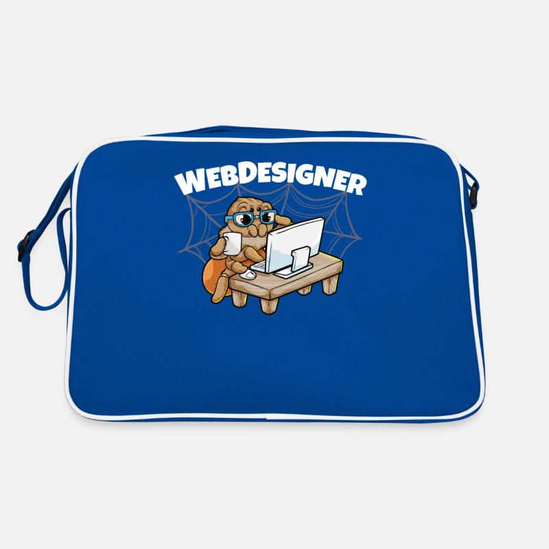 Webdesign Spider Programmation Programmeur IT Sac Retro