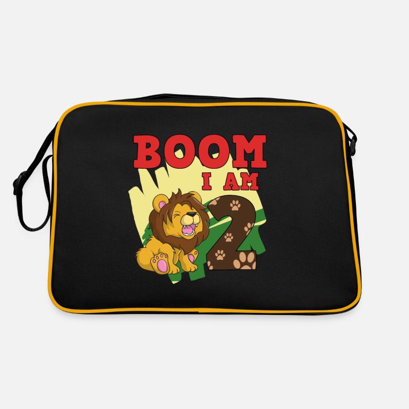 2. Geburtstag Retro Tasche