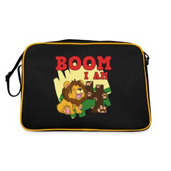 4th birthday - Retro Bag - black/gold - Back