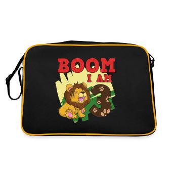 3ème anniversaire - Sac Retro - noir/or - Dos