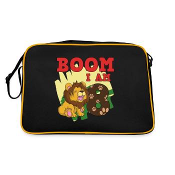 8th birthday - Retro Bag - black/gold - Back
