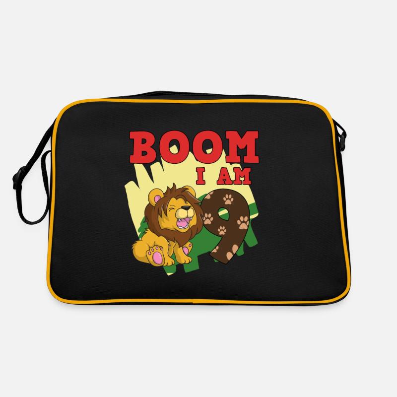 9. Geburtstag Retro Tasche