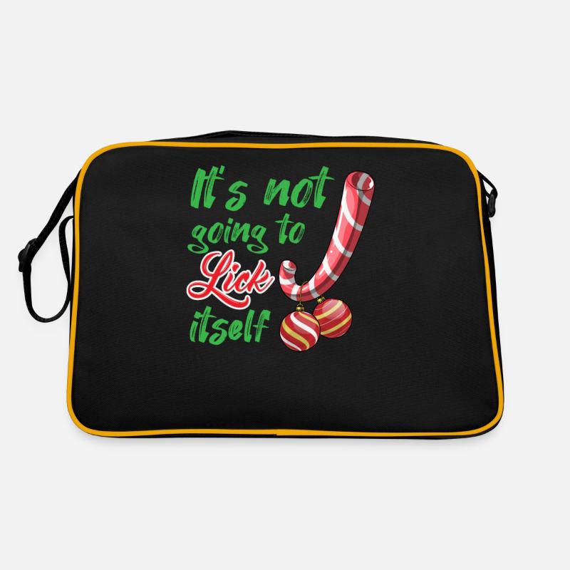 Ironic Candy Cane Lover Pervert Christmas Gift Retro Bag