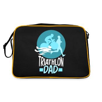 Triathlon Papa Triathlons Triathlète Triathlète - Sac Retro - noir/or - Dos