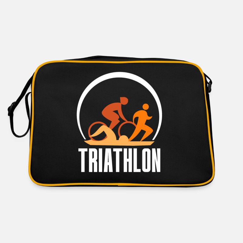 Triathlon Triathlet Triathlons Triathletin Sport Retro Tasche
