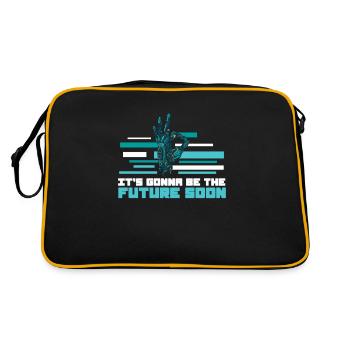 Génial Génie robotique Futur inventeur - Sac Retro - noir/or - Dos