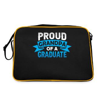 Fier grand-père d’un diplômé - Sac Retro - noir/or - Dos