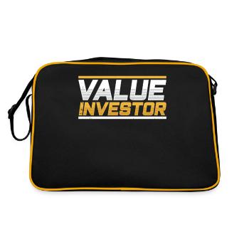 Value Investor Investor Financier Invest - Retro Bag - black/gold - Back