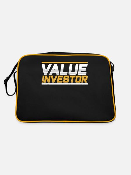 Value Investor Investor Financier Invest - Retro Bag - black/gold - Back