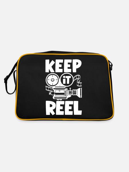 Keep It Reel Filmmaker - Retro Bag - black/gold - Back