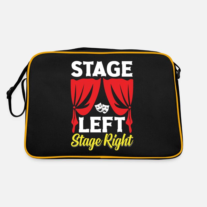 Stage Left Stage Right Theatre Actor Symphony Retro Tasche