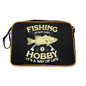 La pêche n’est pas seulement un passe-temps La pêche de la fête des pères - Sac Retro - noir/or - Dos