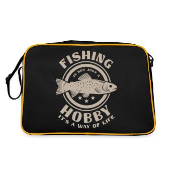La pêche n’est pas seulement un passe-temps La pêche de la fête des pères - Sac Retro - noir/or - Dos