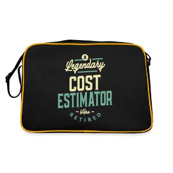 Cost Estimator - Retro Bag - black/gold - Back