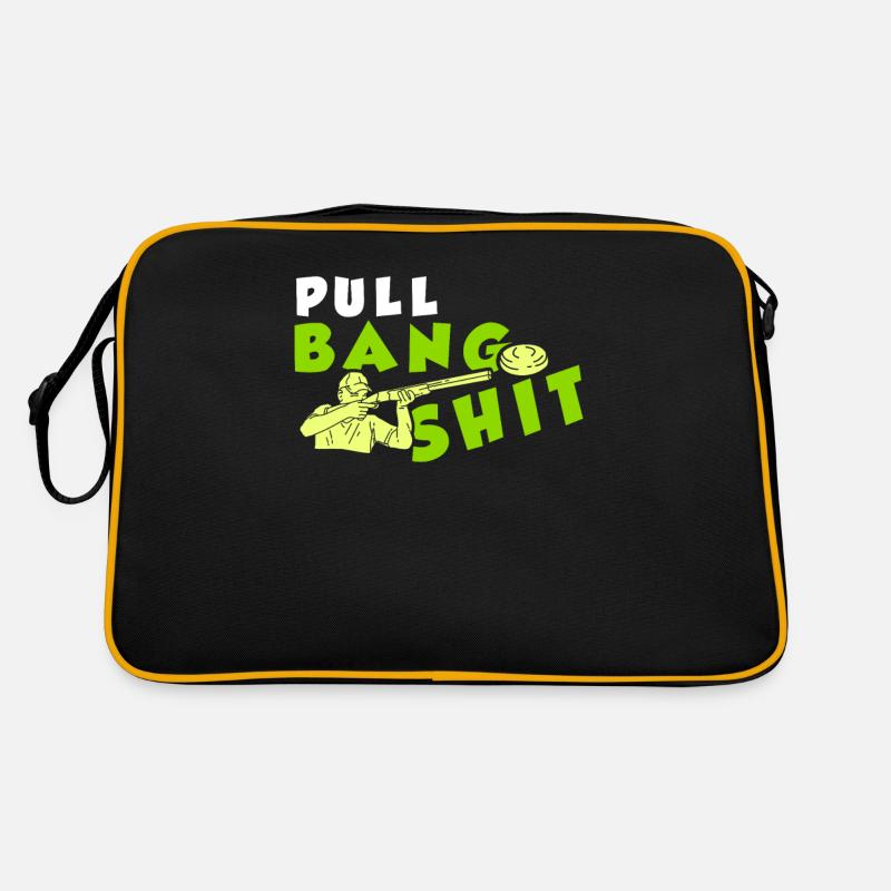 Tireur de tir Pull Bang Shit Skeet Shooter Sac Retro