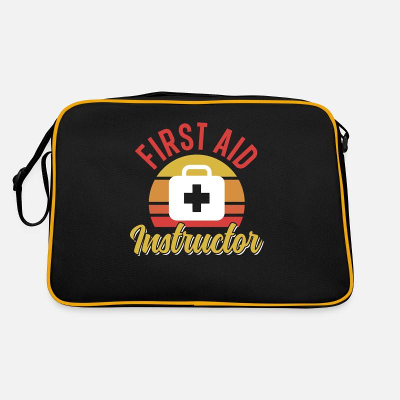 First Aid Instructor Trainer Course Teacher Retro Bag