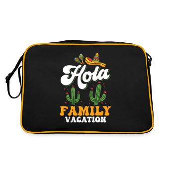 Hola Vacances en famille Vacances en famille Famille - Sac Retro - noir/or - Dos