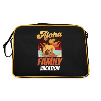 Vacances en famille Aloha Vacances en famille - Sac Retro - noir/or - Dos