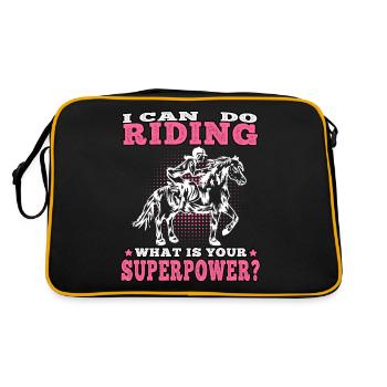 Je peux monter sur cavalier cavalier - Sac Retro - noir/or - Dos
