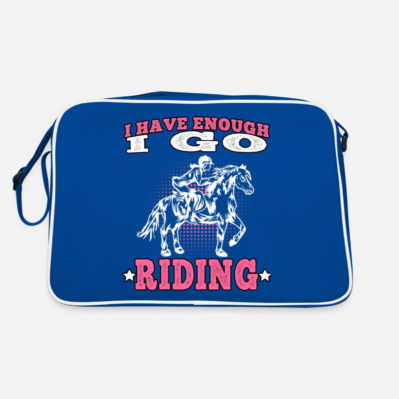 Je monte à cheval cavalier Sac Retro