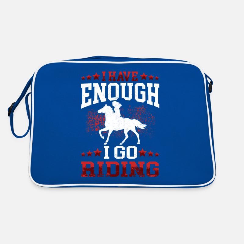 Je monte à cheval cavalier Sac Retro