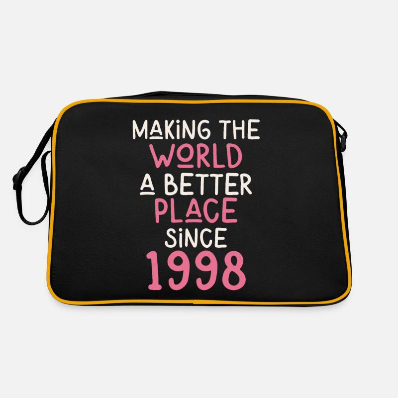 Making the World a better place since 1998 Retro Tasche