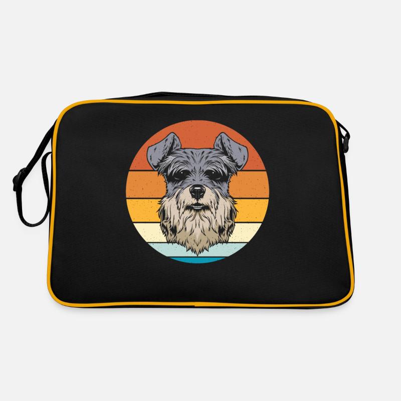 Zwergschnauzer Retro Tasche