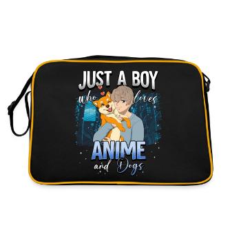 Anime Otaku Weeb - Sac Retro - noir/or - Dos