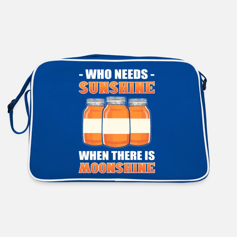 Who Needs Sunshine When There Is Moonshine Retro Tasche