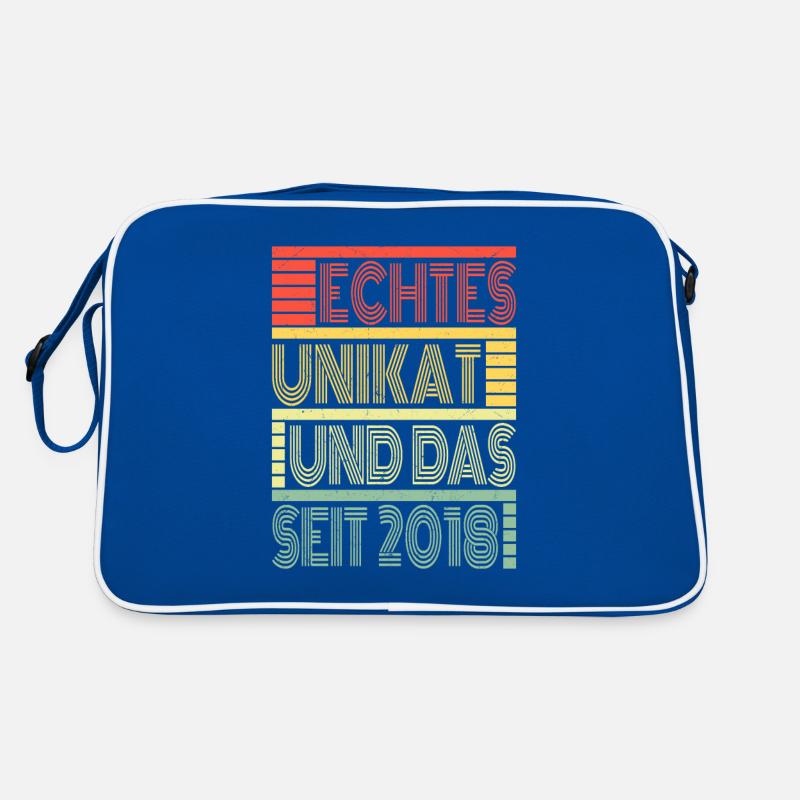 Echtes Unikat Seit 2018 Geboren 2018 Geburtstag Retro Tasche