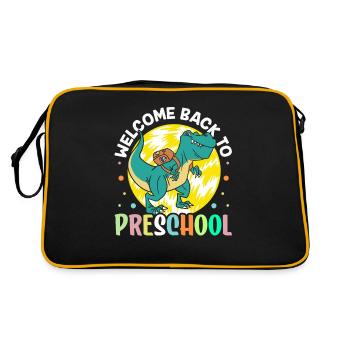 Welcome Back to Preschool Back to School - Retro Bag - black/gold - Back