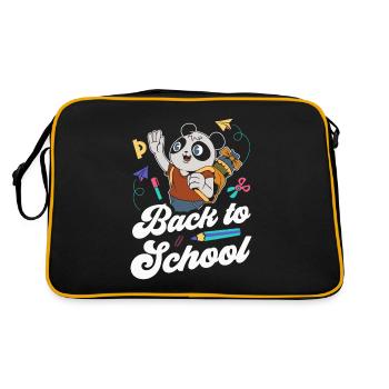 Back to School Back to School Back to School Teacher - Retro Bag - black/gold - Back