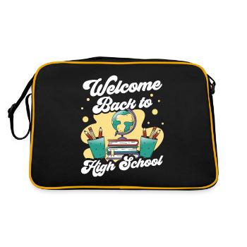 Welcome back to school Teachers Back to school - Retro Bag - black/gold - Back