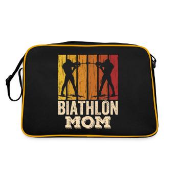 Biathlon Maman Biathlète Biathlète Biathlète Biathlons Sport - Sac Retro - noir/or - Dos