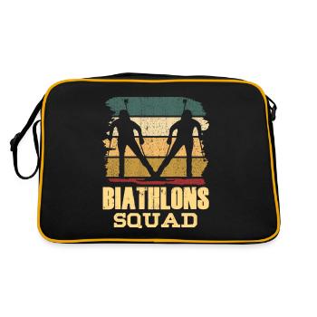 Biathlon Sport d’équipe Biathlète Biathlète Biathlons - Sac Retro - noir/or - Dos