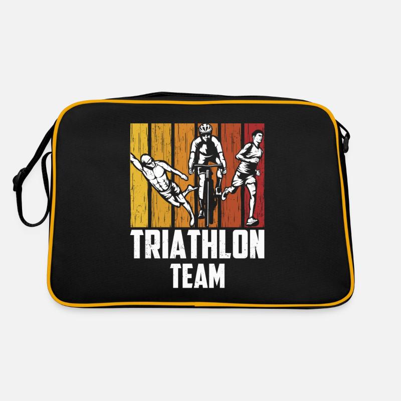Triathlète de l’équipe de triathlon Triathlète de triathlon Sac Retro