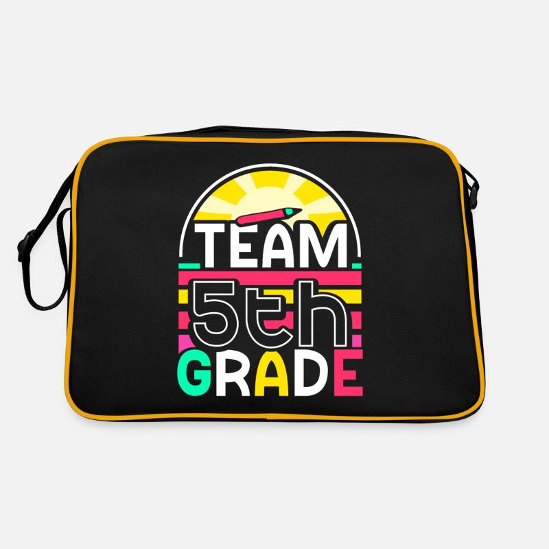 Équipe 5 classe école cinquième année cinquième année Sac Retro
