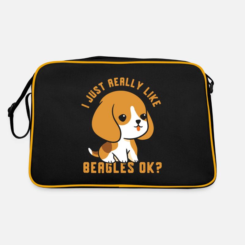 J’aime juste les beagles très ok chiot chien beagle Sac Retro