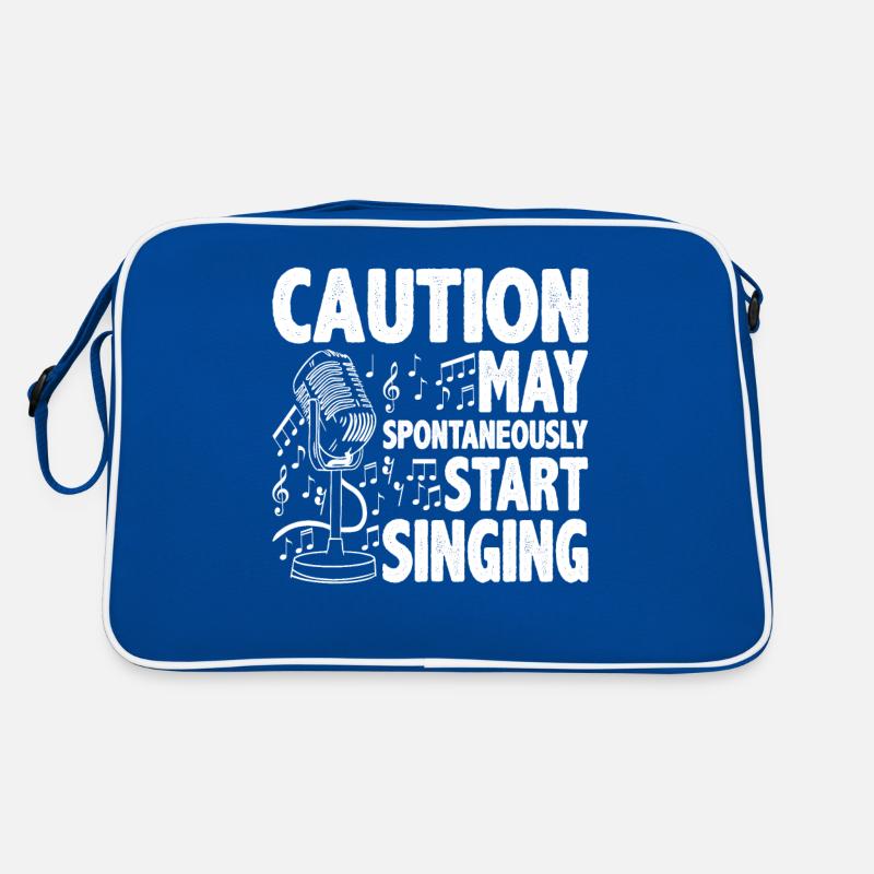 Caution, May Spontaneously Start Singing 5 Retro Bag